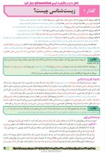 دانلود پی دی اف جزوه طلایی زیست شناسی پایه دهم غلام حسن ویس کرمی 140 صفحه PDF-1